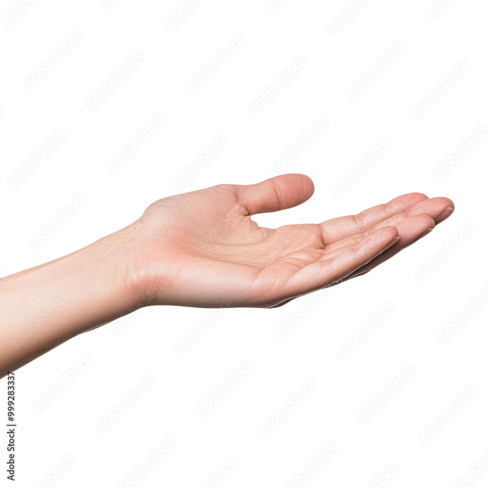 An open hand reaching out, symbolizing offering and readiness. Ideal for concepts of help, sharing, and connection. An open hand reaching out, symbolizing offering and readiness. Ideal for concepts of help, sharing, and connection.