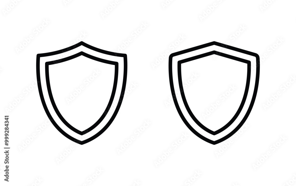Shield icon vector. Shield with check mark icon vector Shield icon vector. Shield with check mark icon vector
