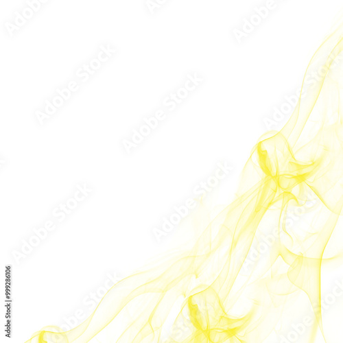 Yellow Flame Border