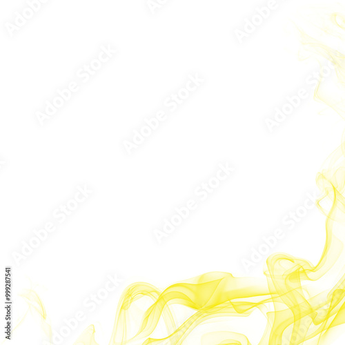 Yellow Flame Border