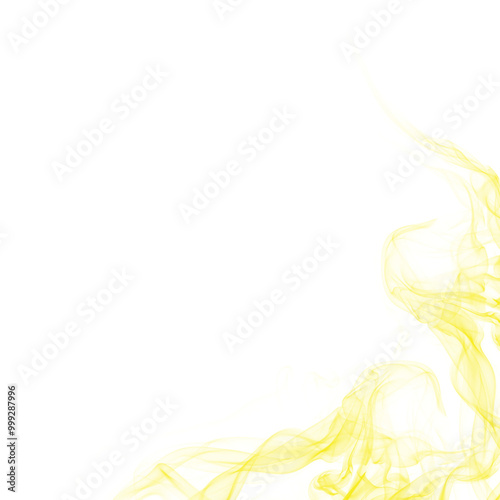 Yellow Flame Border