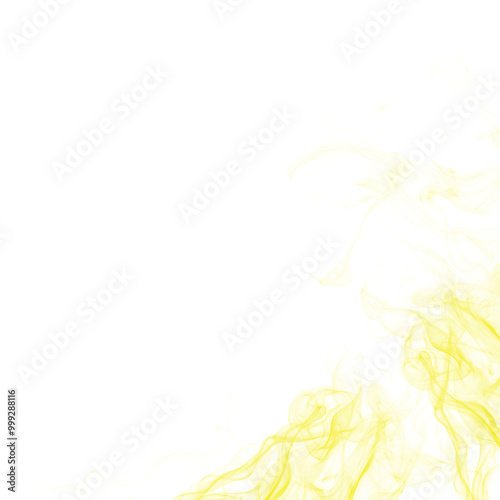 Yellow Flame Border