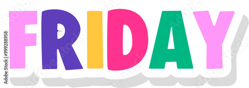 Friday Letter sticker