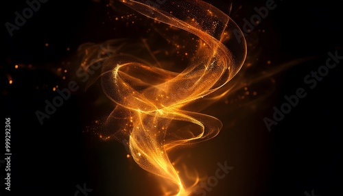 Abstract Golden Light