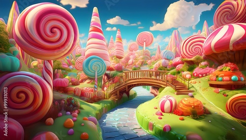 Candy Land Landscape photo