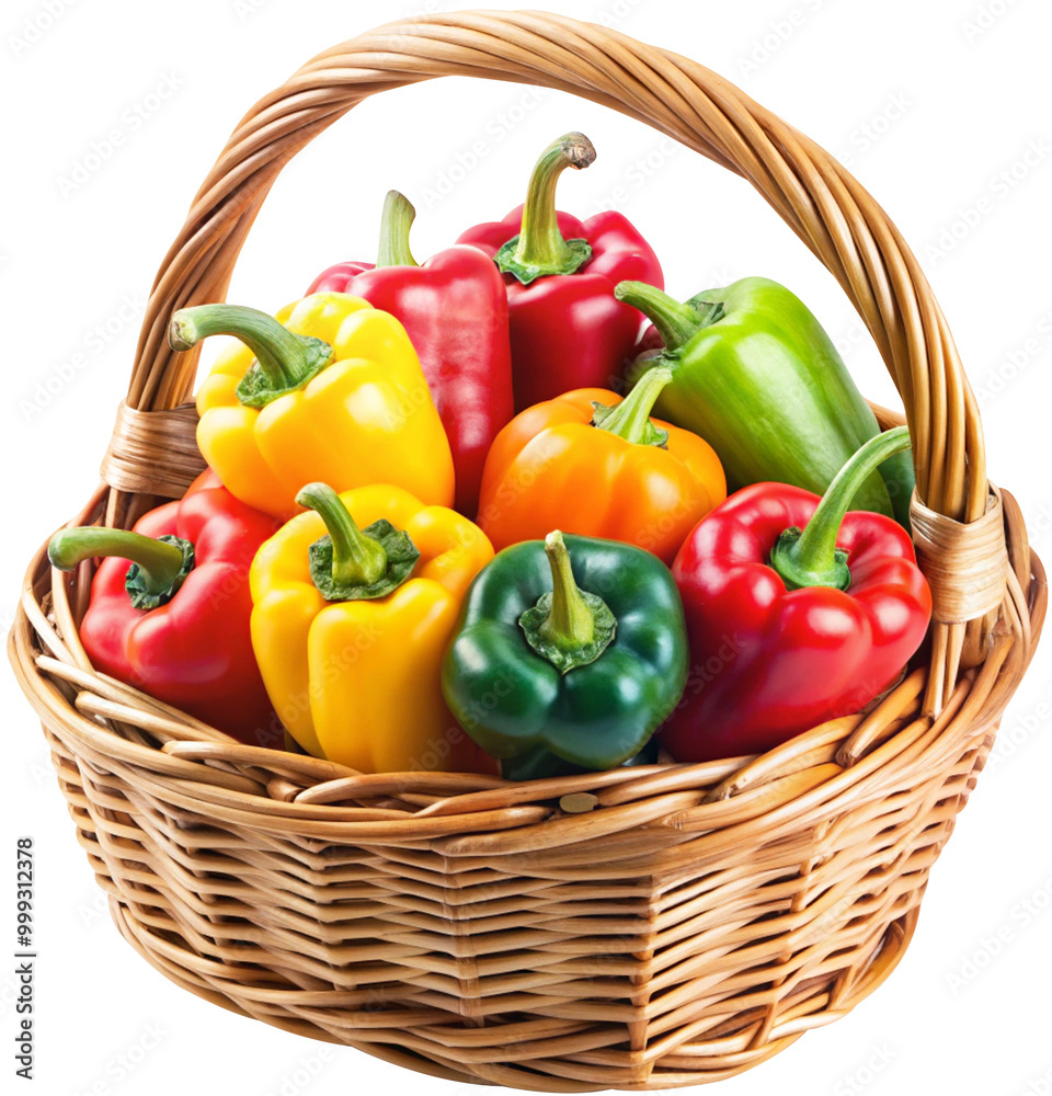 fresh pepper vegetable isolated placed fresh pepper vegetable isolated placed