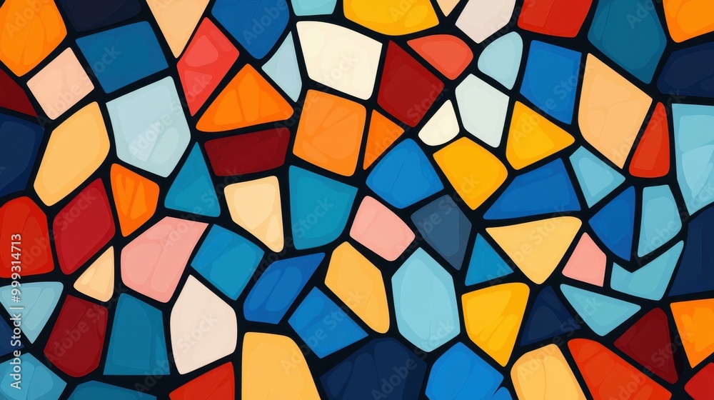 A vibrant 2D mosaic design featuring a blend of colors and textures, perfect for modern aesthetics and creative projects. A vibrant 2D mosaic design featuring a blend of colors and textures, perfect for modern aesthetics and creative projects.