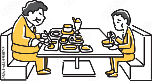 大食いな人と少食の人