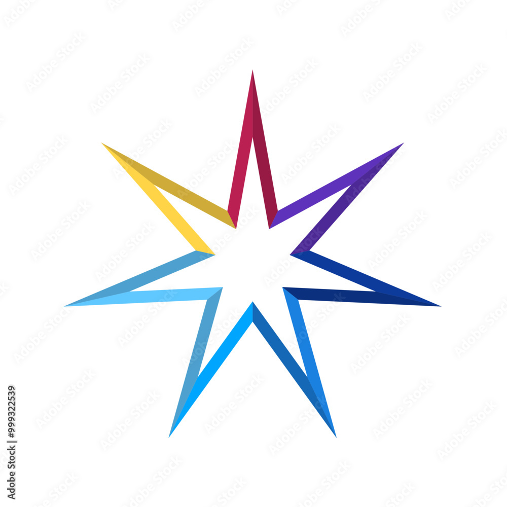 Star Icon | Customizable Star Shape Design | Abstract Gradient Star Outline Icons Star Icon | Customizable Star Shape Design | Abstract Gradient Star Outline Icons