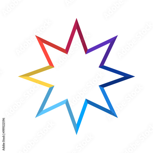 Stoke Star Icon | Customizable Star Shape Design