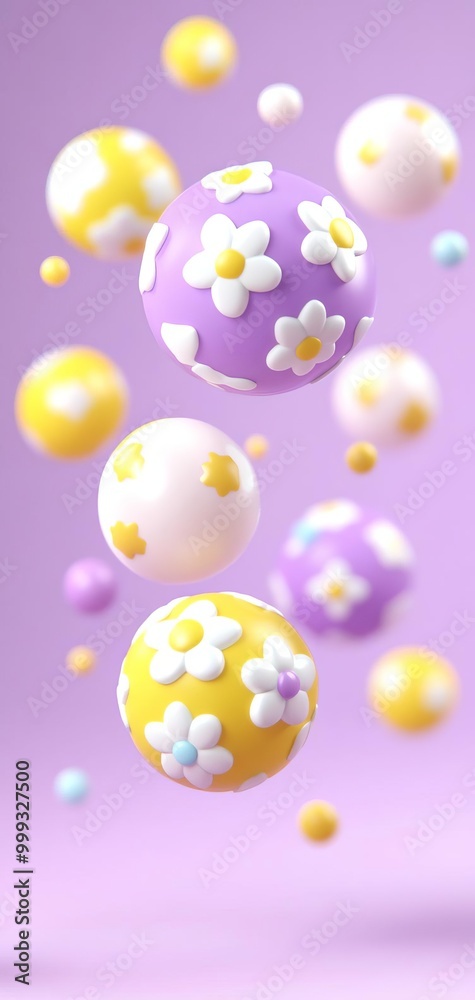 Photography as fine art flat design, side view, abstract shapes theme, 3D render, Splitcomplementary color scheme