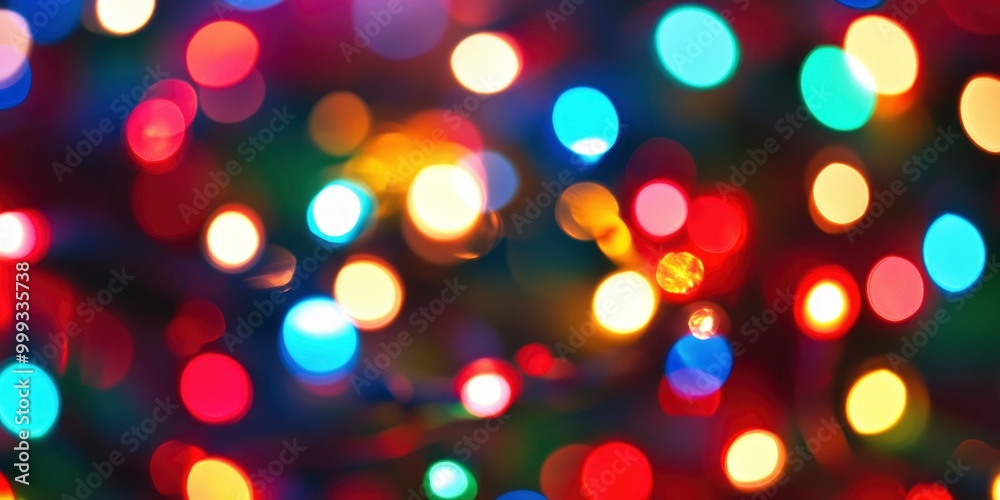 a festive backdrop with bright Christmas lights a festive backdrop with bright Christmas lights