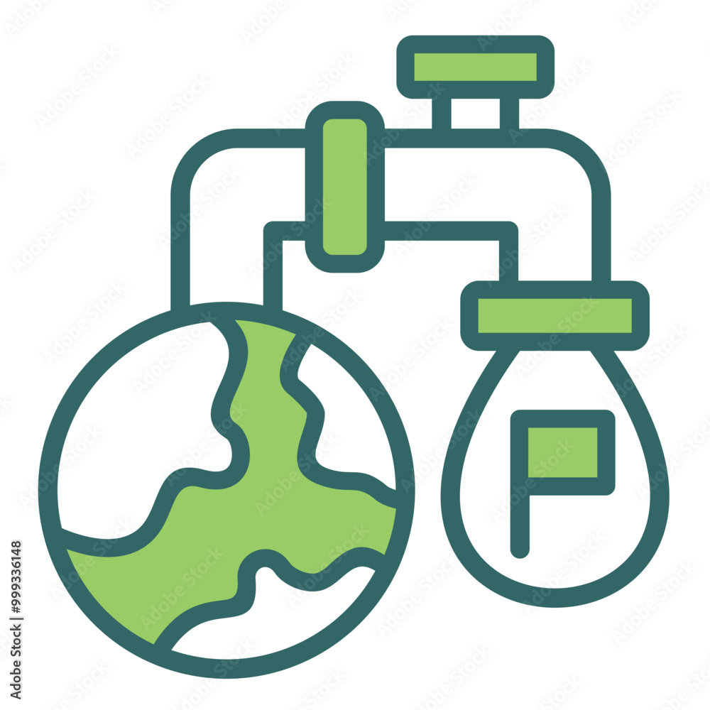 Obraz premium Water Icon