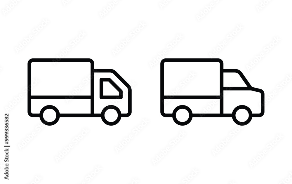 Truck delivery icon, Truck sign vector Truck delivery icon, Truck sign vector