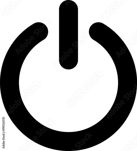 電源ボタンのアイコン