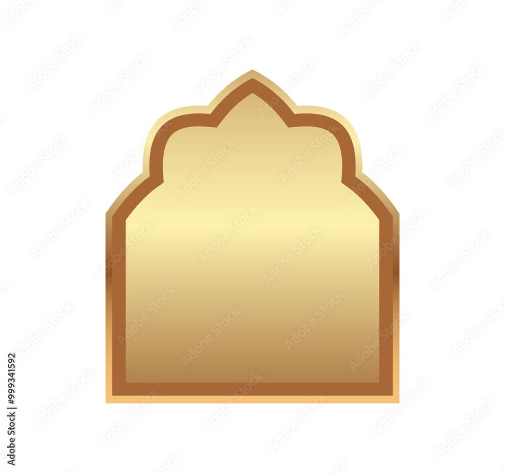 Vector Islamic Frame Shape Illustration Vector Islamic Frame Shape Illustration