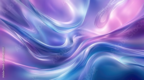 Abstract relaxation background with smooth, flowing curves and gentle blue and purple hues, creating a peaceful, serene mood