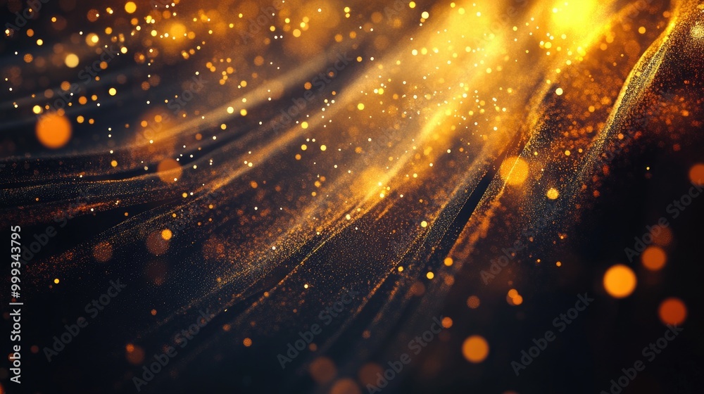 Beautiful abstract background with glowing particles, deep shadows, and misty light trails, evoking a sense of mystery and discovery Beautiful abstract background with glowing particles, deep shadows, and misty light trails, evoking a sense of mystery and discovery