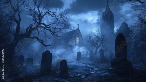 A Foggy Night at the Graveyard