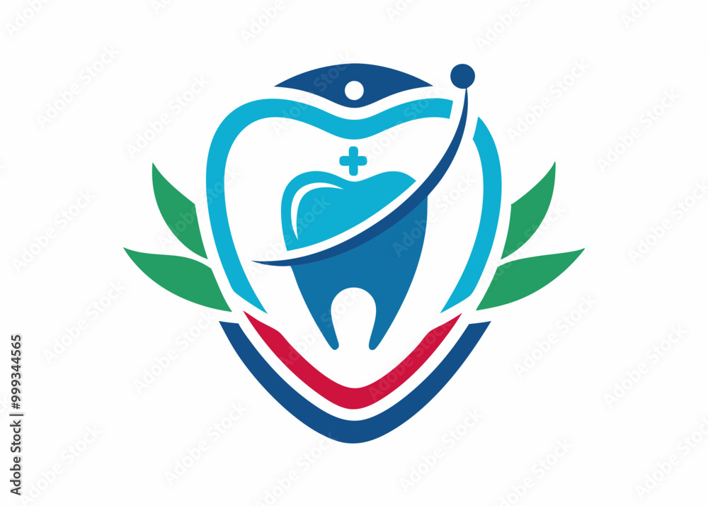 Vecteur médical de conception de logo dentaire Vecteur médical de conception de logo dentaire