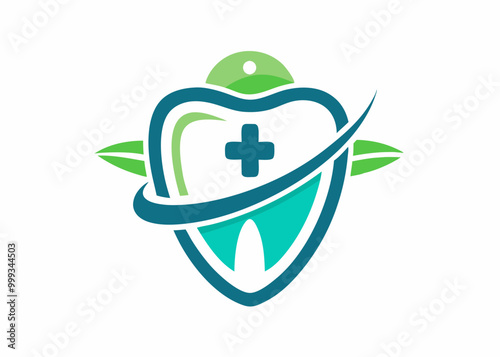 Vecteur médical de conception de logo dentaire 