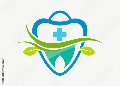 Vecteur médical de conception de logo dentaire 