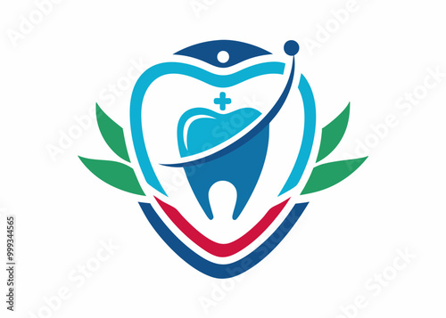 Vecteur médical de conception de logo dentaire 