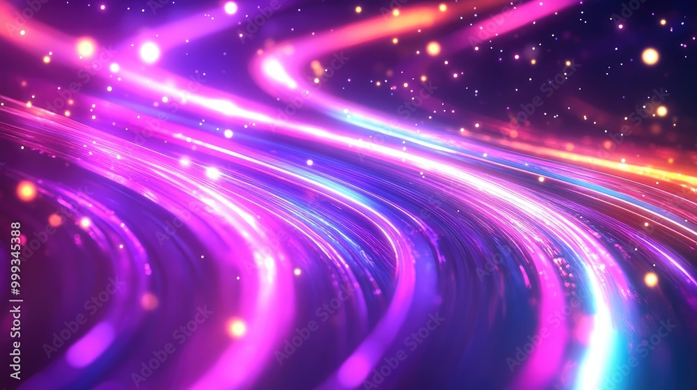Stunning abstract lively background featuring dynamic neon lines, playful color splashes, and radiant light effects, perfect for a festive feel Stunning abstract lively background featuring dynamic neon lines, playful color splashes, and radiant light effects, perfect for a festive feel