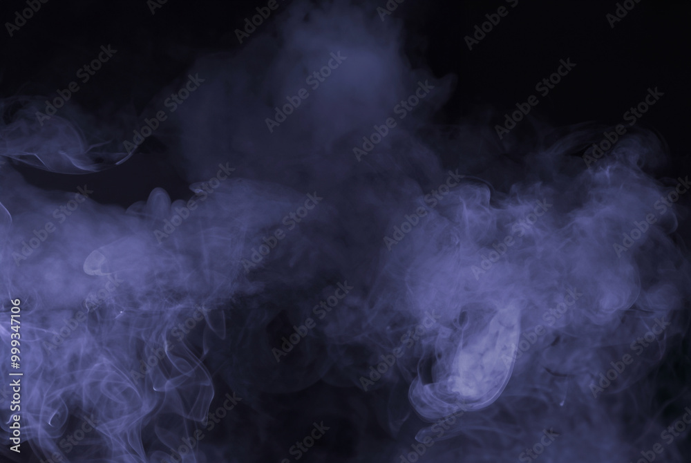 Abstract Dark Smoke Texture on Black Background with Swirling Vapor Abstract Dark Smoke Texture on Black Background with Swirling Vapor