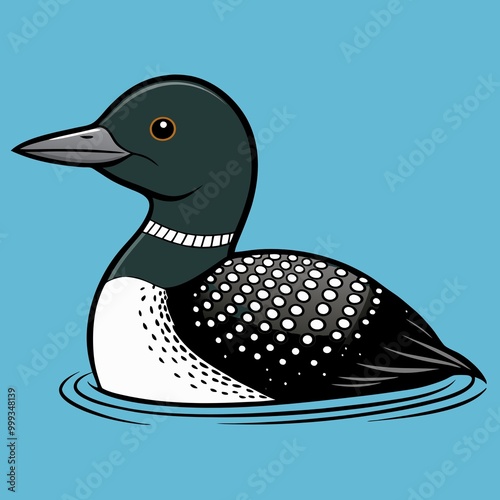 illustration of a duck