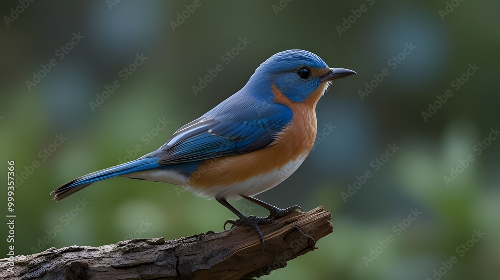 cristal blue bird on a branch cristal blue bird on a branch