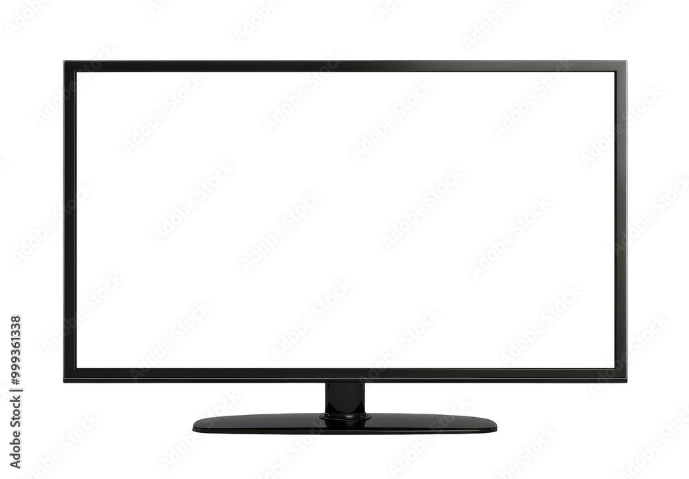 TV screen or computer monitor isolated on transparent background TV screen or computer monitor isolated on transparent background
