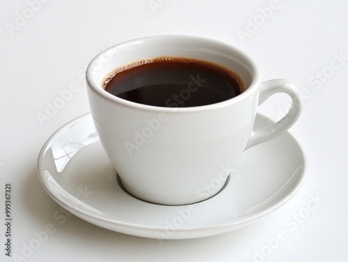 Wallpaper Mural Americano Coffee Cup on Saucer Torontodigital.ca