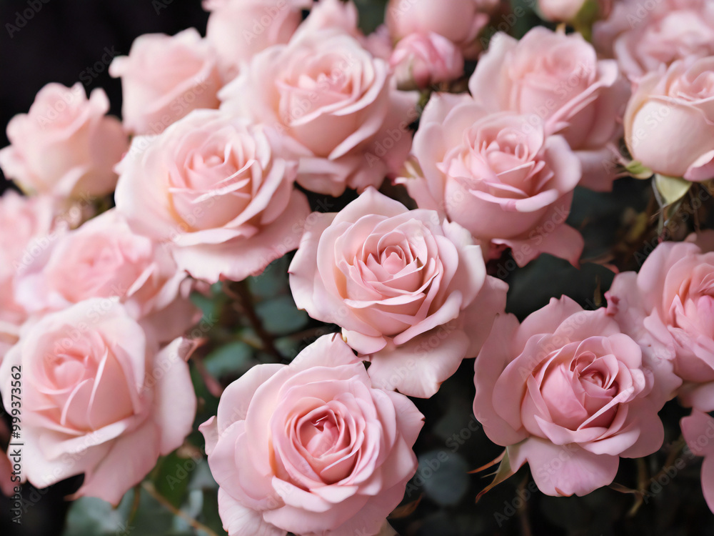 Close-up of a bouquet of pink roses
Close-up of a bouquet of pink roses