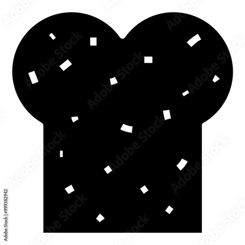 Toast Simple Solid Icon
