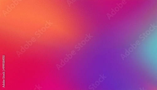 Abstract Gradient Background with Orange, Pink, Purple, and Blue Colors