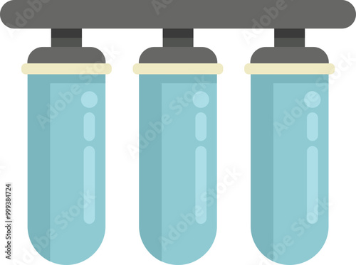 Reverse osmosis system is purifying tap water making it suitable for drinking
