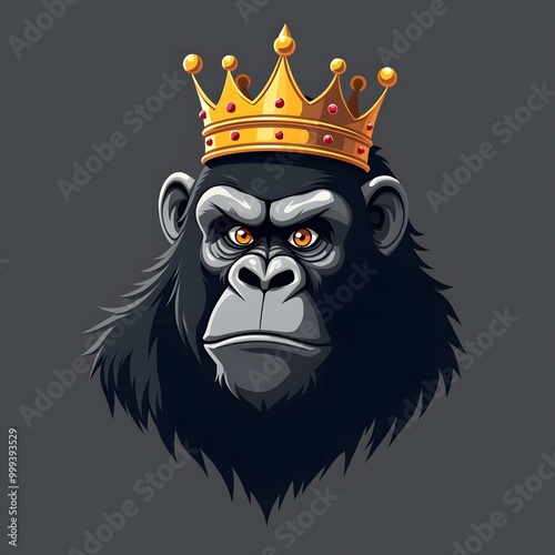 King Kong Portrait Illustration