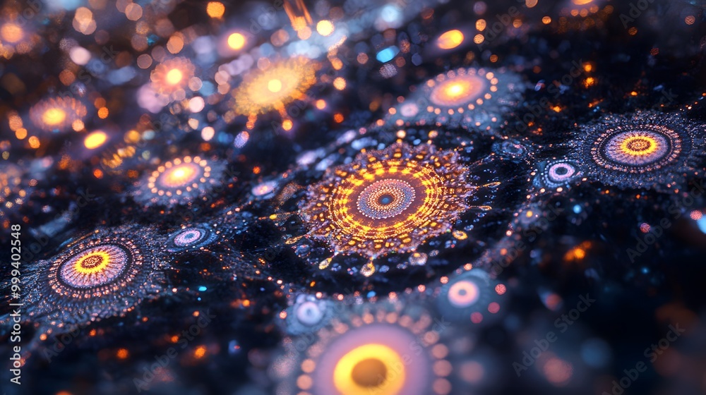 Abstract swirl of colorful fractal energy, camera lens in motion, ideal for wallpaper or design Abstract swirl of colorful fractal energy, camera lens in motion, ideal for wallpaper or design