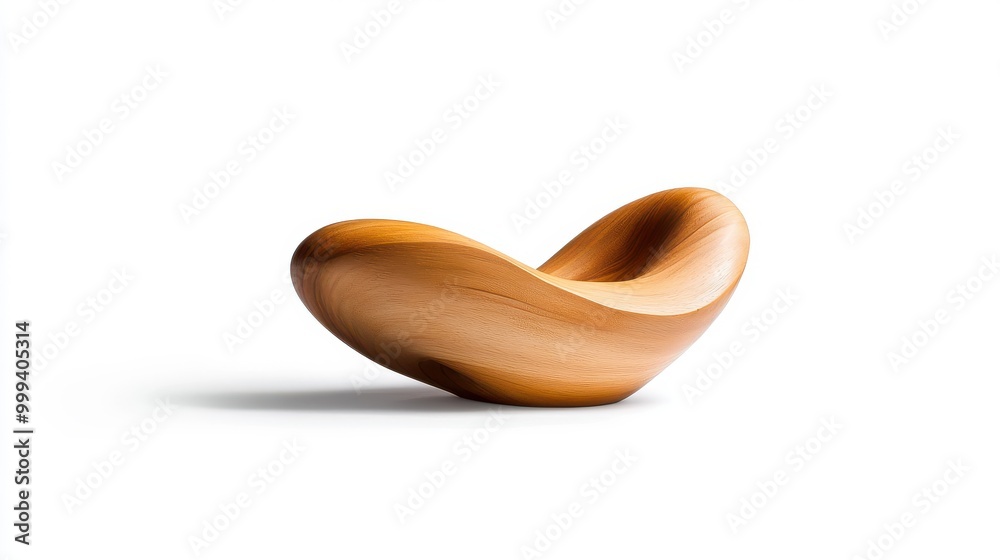 A hand-carved wooden sculpture placed on a white background, highlighting natural texture and craftsmanship. A hand-carved wooden sculpture placed on a white background, highlighting natural texture and craftsmanship.
