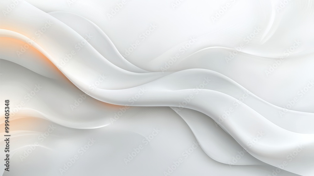 Obraz premium A light white background with a slightly translucent effect, ideal for subtle and elegant presentations.