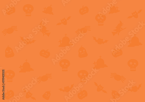 A Halloween-themed pattern, perfect for use as a background image.