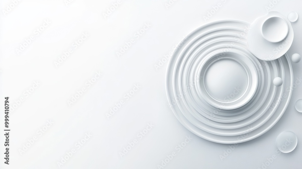 Interactive animated circles pulsating across a white backdrop, simulating breathing or heartbeat.