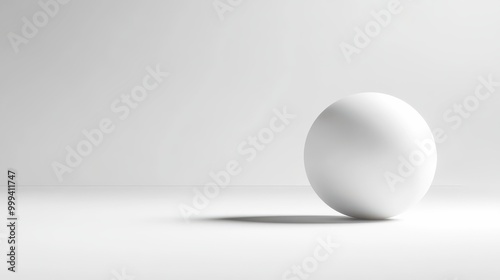 Minimalist white background with a single object casting a soft shadow for a clean, sophisticated design.