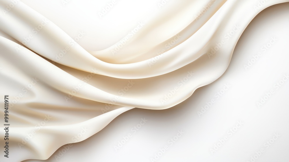Obraz premium Neutral plain white background with a slight off-white hue, great for a soft and warm look.