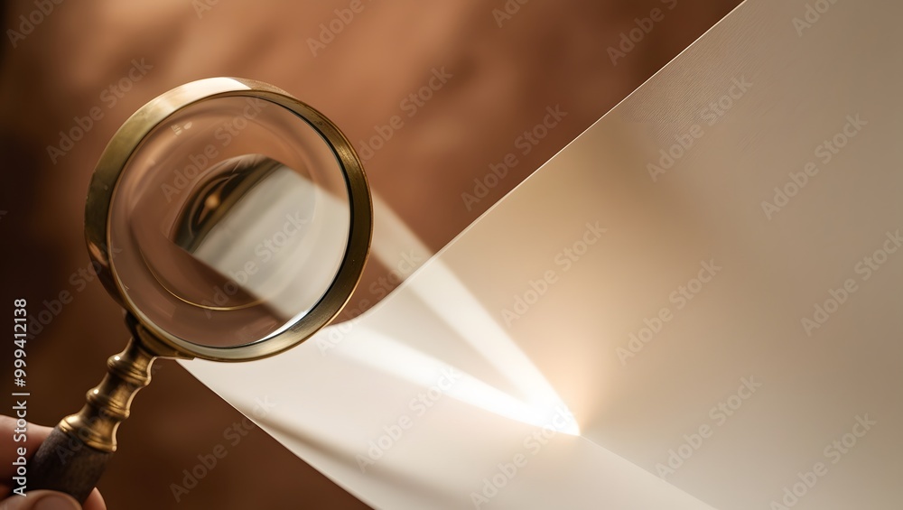 Using a magnifying glass to light a fire with sunlight. Using a magnifying glass to light a fire with sunlight.