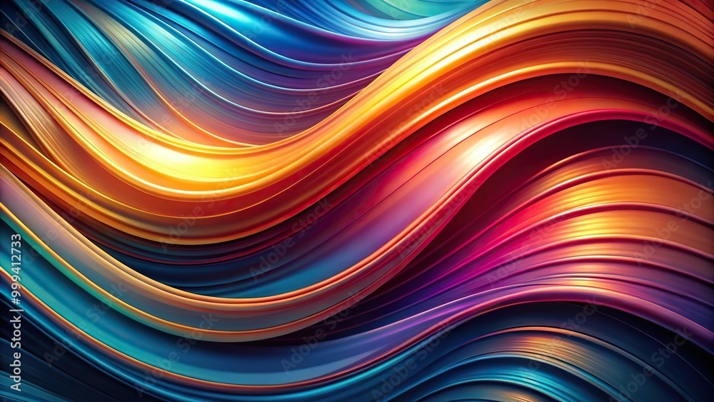 Abstract background with dynamic wavy shapes in bird's eye view Abstract background with dynamic wavy shapes in bird's eye view