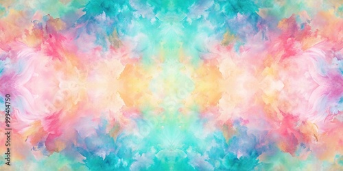 Abstract background with pastel colored brushstrokes