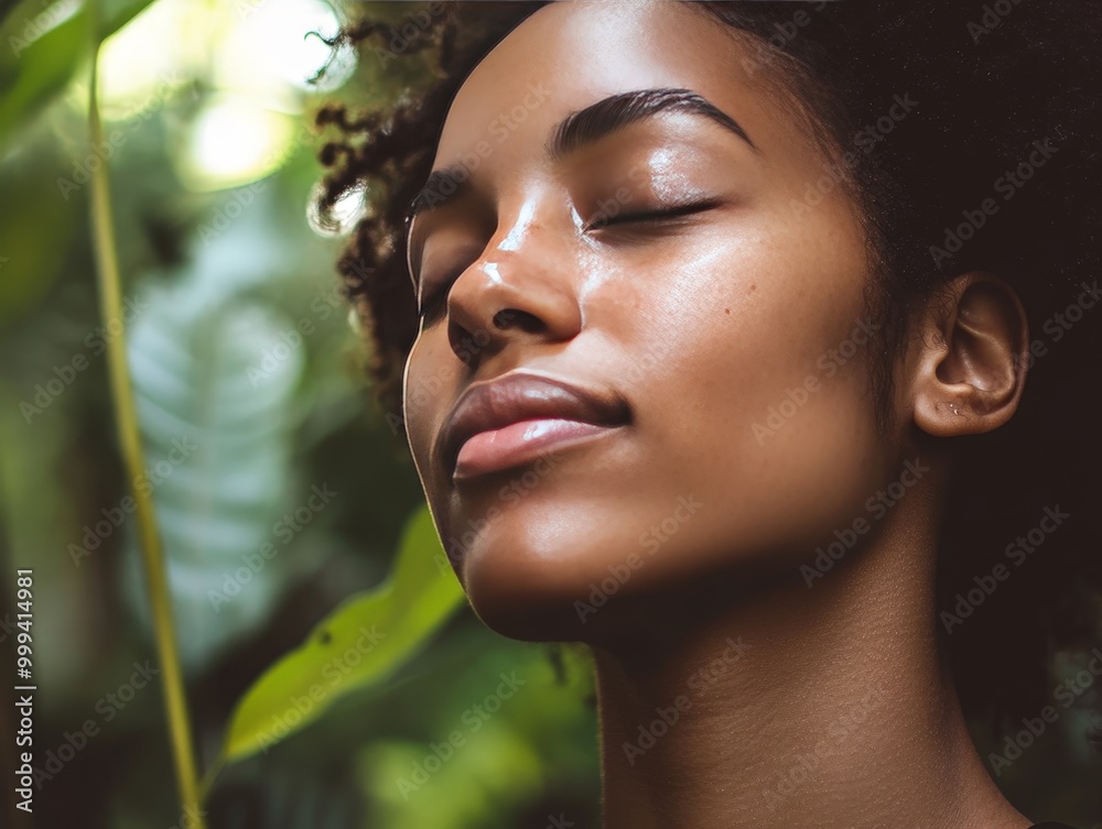 Mindfulness exercises for anxiety relief, where a person gently closes their eyes and breathes deeply, releasing tension. Mindfulness exercises for anxiety relief, where a person gently closes their eyes and breathes deeply, releasing tension.