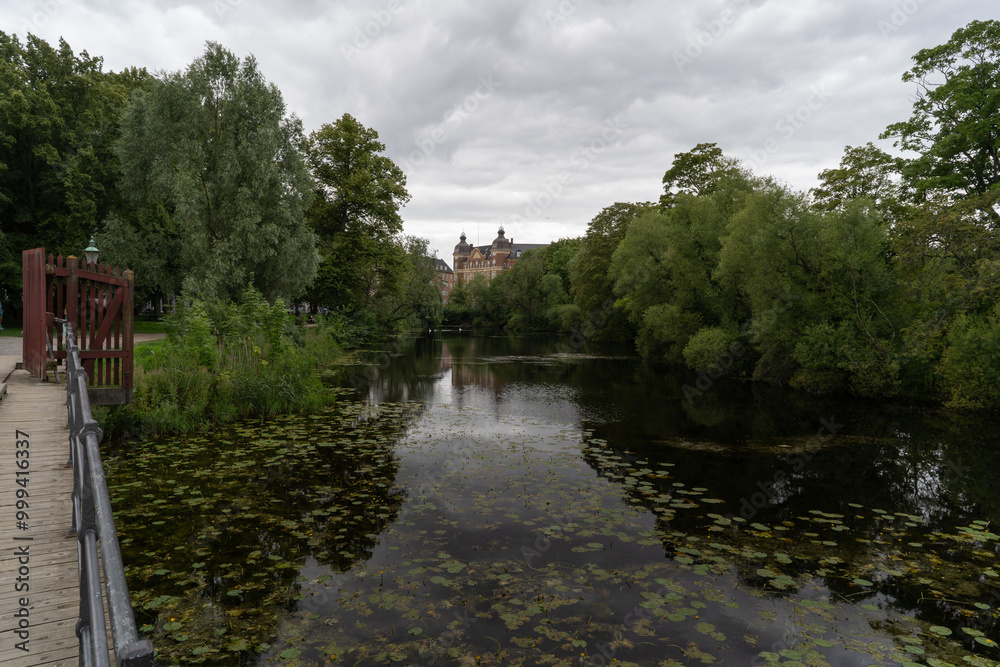 Fototapeta premium Churchillparken in Copenhagen, Denmark.
